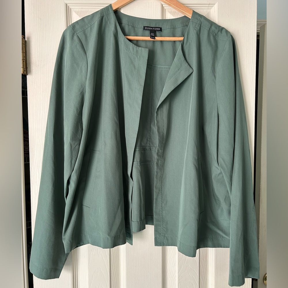 Eileen Fisher Sandwashed Tencel Jacket